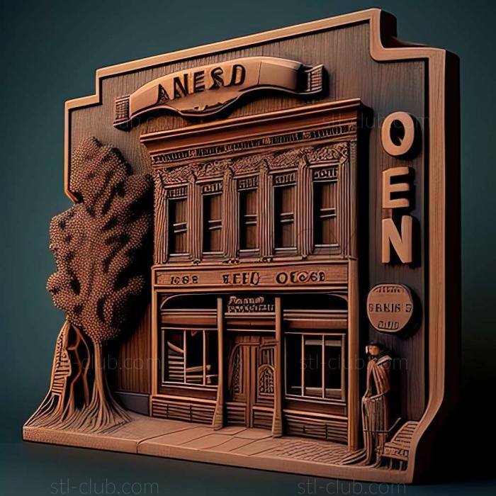 3D model main street (STL)